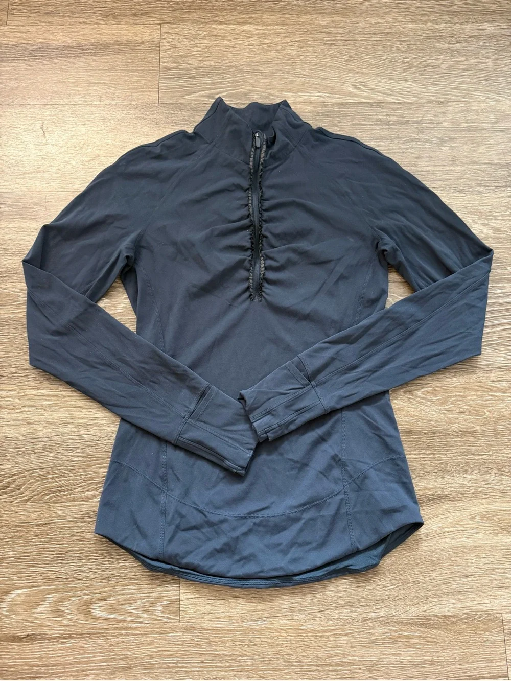 Lululemon Fast As Light 1/2 Zip Navy